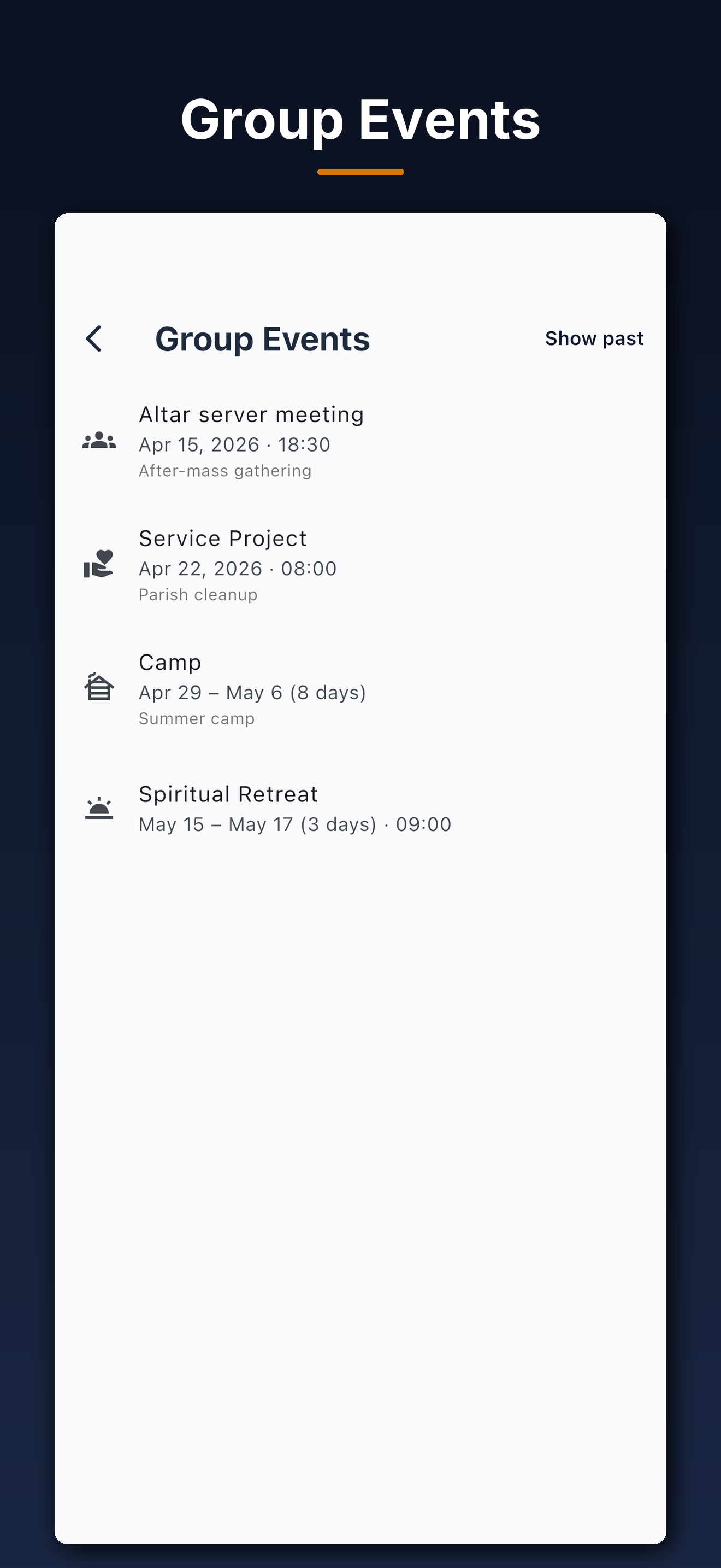 Group Events